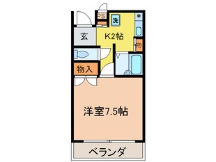 クリヨン千里北の物件間取画像